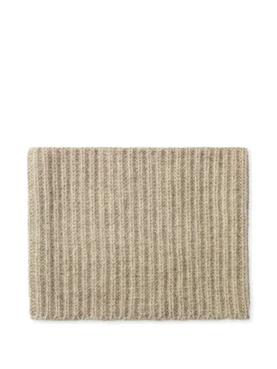 Lemaire Neck Warmer Alpaca And Yak Wool Blend In Neutral