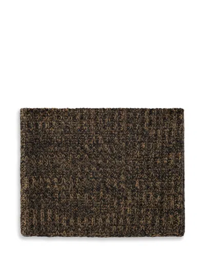 Lemaire Neck Warmer In Alpaca And Yak Wool Blend In Brown