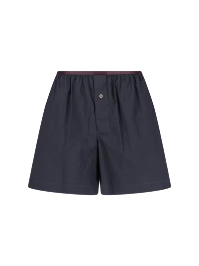 Lemaire Neri & Grigi-style Trousers In Cotton-silk Blend In Black