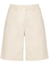 LEMAIRE KNIELANGE SHORTS AUS LEDER