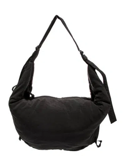 Pre-owned Lemaire Nylon Messenger Bag In Black