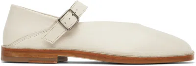 Lemaire Off-white Ballerina Loafers