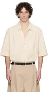 Lemaire Off-white 'convertible' Shirt In Neutral