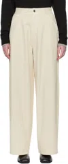 Lemaire Off-white Large Jeans In Neutral