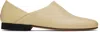Lemaire Convertible Leather Slip-on Shoes In Bg219 Mist