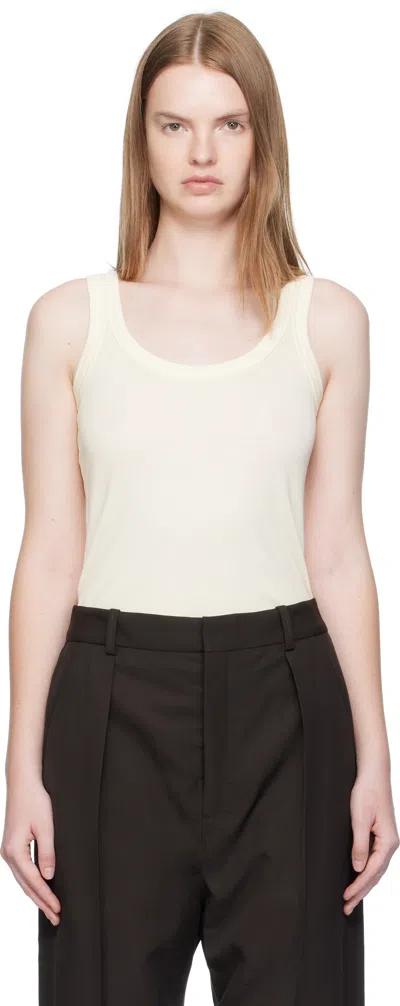 Lemaire Off-white Rib Tank Top