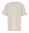 Lemaire Off White Solid T-shirt In Off White