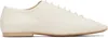 Lemaire Off-white Souris Flat Classic Derbys In White