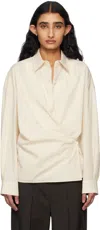 Lemaire Shirts In Ye507 Cream