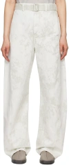 Lemaire Pant In Bk883 Denim Acid