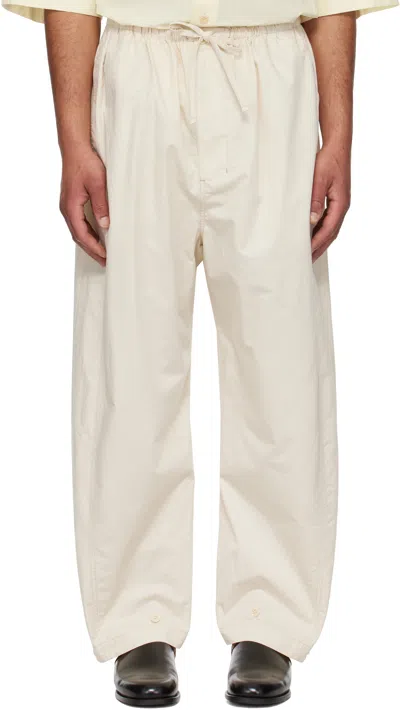 Lemaire Off-white Twisted Over Trousers
