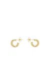 Lemaire Open Loop Earrings In Yellow