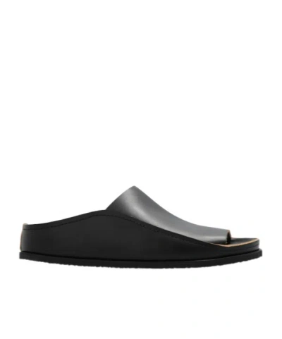 Lemaire Open-toed Slippers In Black