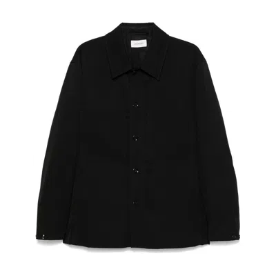 Lemaire Virgin Wool Shirt In Black