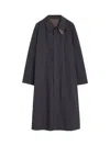 Lemaire Button-front Raglan-sleeve Coat In Black