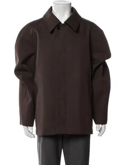 Pre-owned Lemaire Overcoat W/ Tags In Brown