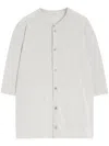 Lemaire Short Sleeve Overshirt In Neutrals