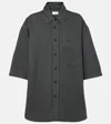 Lemaire Oversize-jeanshemd In Grau