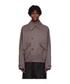 Lemaire Oversized-collar Bomber Jacket In Gray