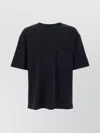 Lemaire Black Relaxed-fit T-shirt In Black
