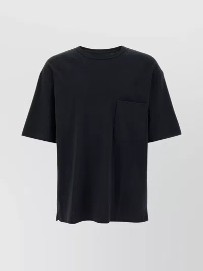 LEMAIRE OVERSIZED T-SHIRT WITH POCKET AND SLITS