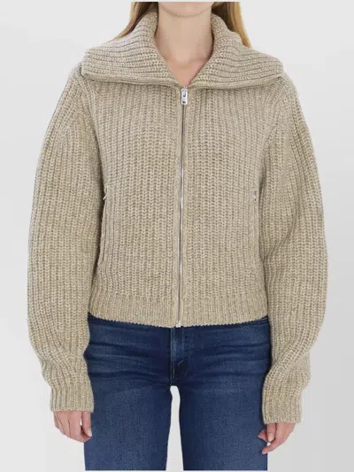 LEMAIRE OVERSIZED ZIP FRONT CARDIGAN