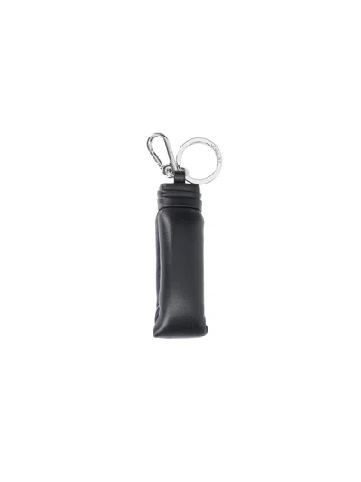 Lemaire Padded Keychain In Black