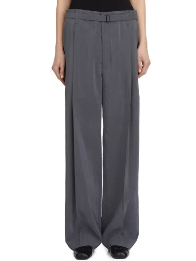 Lemaire Pantalone In Seta Belted