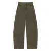 Lemaire Jeans With Belt Loops In Green