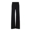 Lemaire High-rise Waist Straight Leg Trousers In Black
