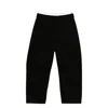 Lemaire Black Denim Wide-leg Jeans In Black