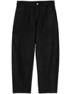 Lemaire Belt-loop Casual Pants In Bk Black