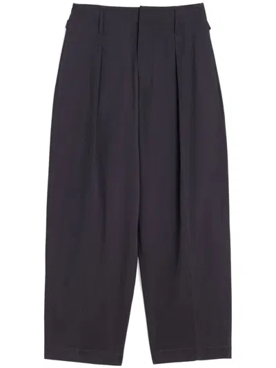 Lemaire Trousers In Bk Charcoal