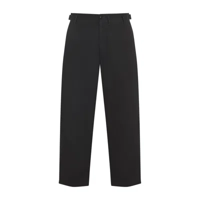 Lemaire Espresso Brown Carrot Pants In Black