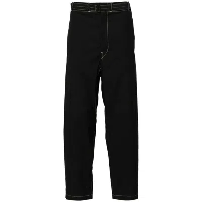 Lemaire Belted Cargo Pants In Black