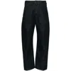 Lemaire Twisted High-rise Straight Jeans In Blue