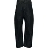 Lemaire Twisted High-rise Straight Jeans In Blue