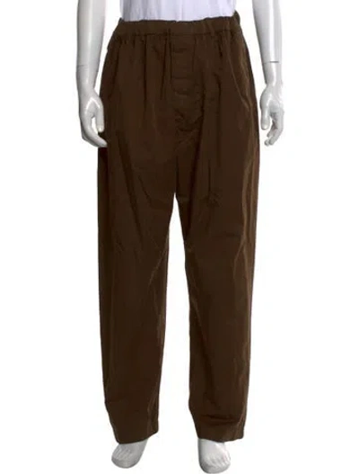 Pre-owned Lemaire Pants In Brown