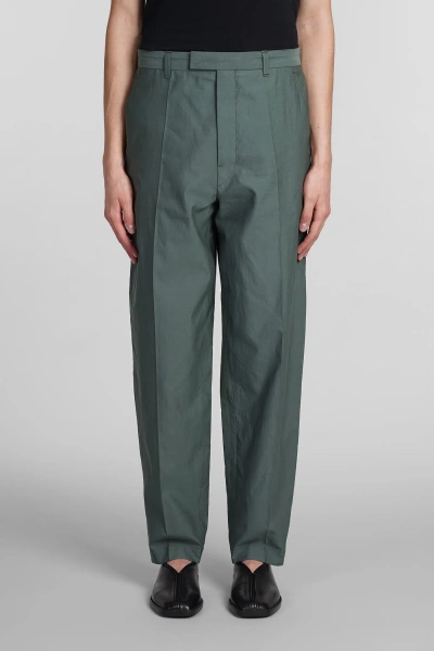 Lemaire Pants In Green Cotton