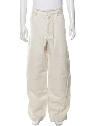 Pre-owned Lemaire Pants In Neutral