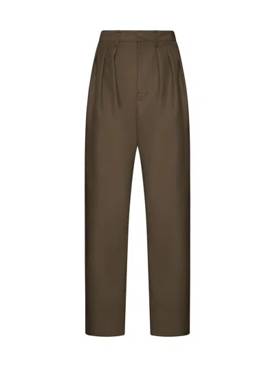 Lemaire Pants In Taupe Melange