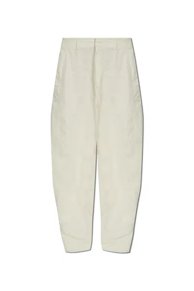 Lemaire Pants With Stitching In White