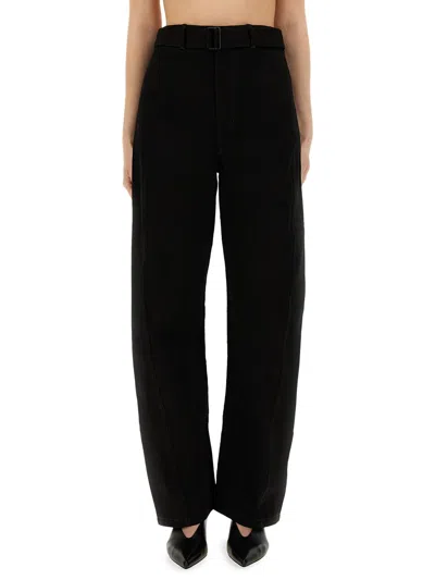 LEMAIRE PANTS WITH "TWISTED" BELT