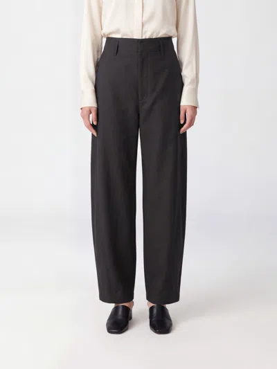 Lemaire Pants Woman Color Brown In Black