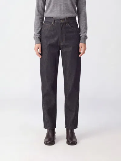 Lemaire Pants Woman In Blue