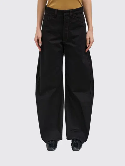 Lemaire Pants Woman  In Black