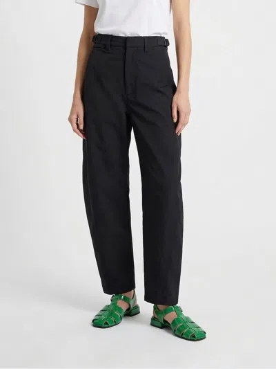 Lemaire パンツ  レディース カラー ブラック In Black
