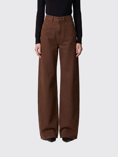 Lemaire Pants Woman  In Brown