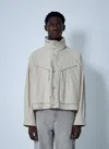 Lemaire Parachute Blouson Jacket Stone Beige In Pattern