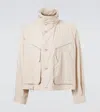 Lemaire Parachute Blouson Jacket Stone Beige In Pattern